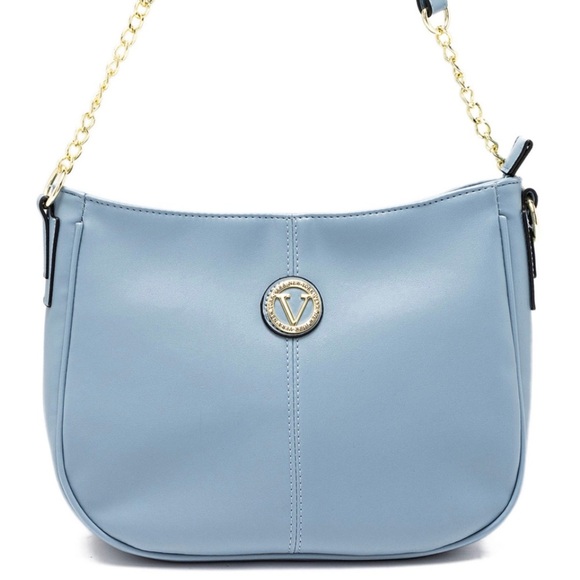 Women’s Handbags VERA NEW YORK Rita Hobo Bag Denim Blue NEW - Picture 2 of 6